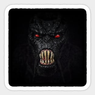 Black Mold Mossquatch Sticker